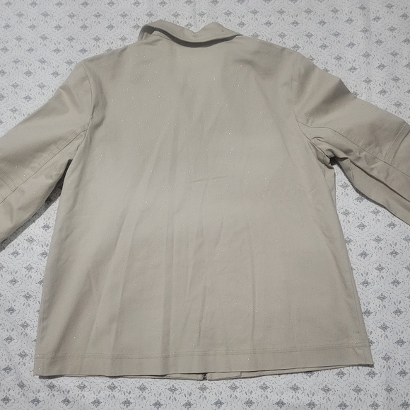 Breeze Vintage Be Stunning Metallic Glitter Fleck Jacket - Picture 9 of 12